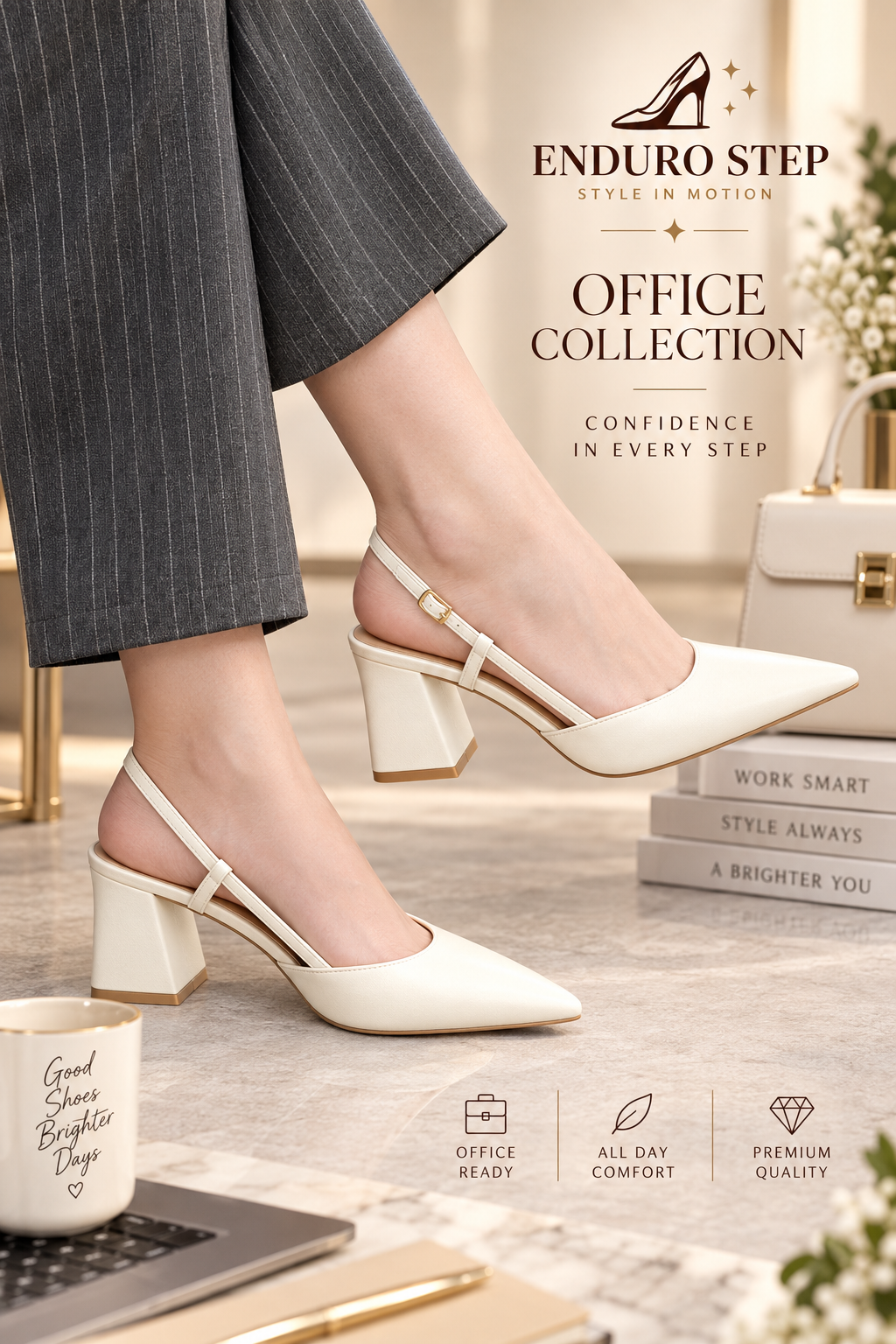 Enduro Step Elegant Office Heel